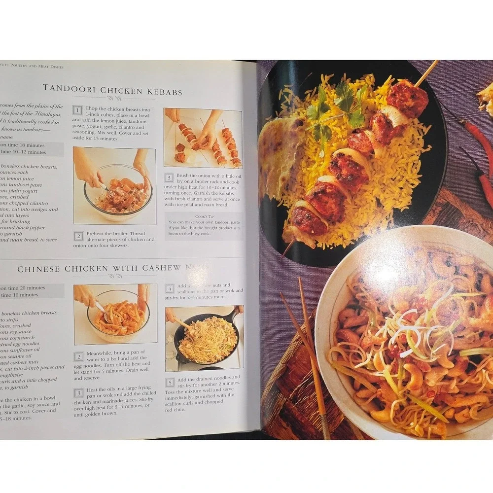 Good Food Fast Cookbook Jenni Fleetwood Hardcover 220 Quick Recipes 30 Mins